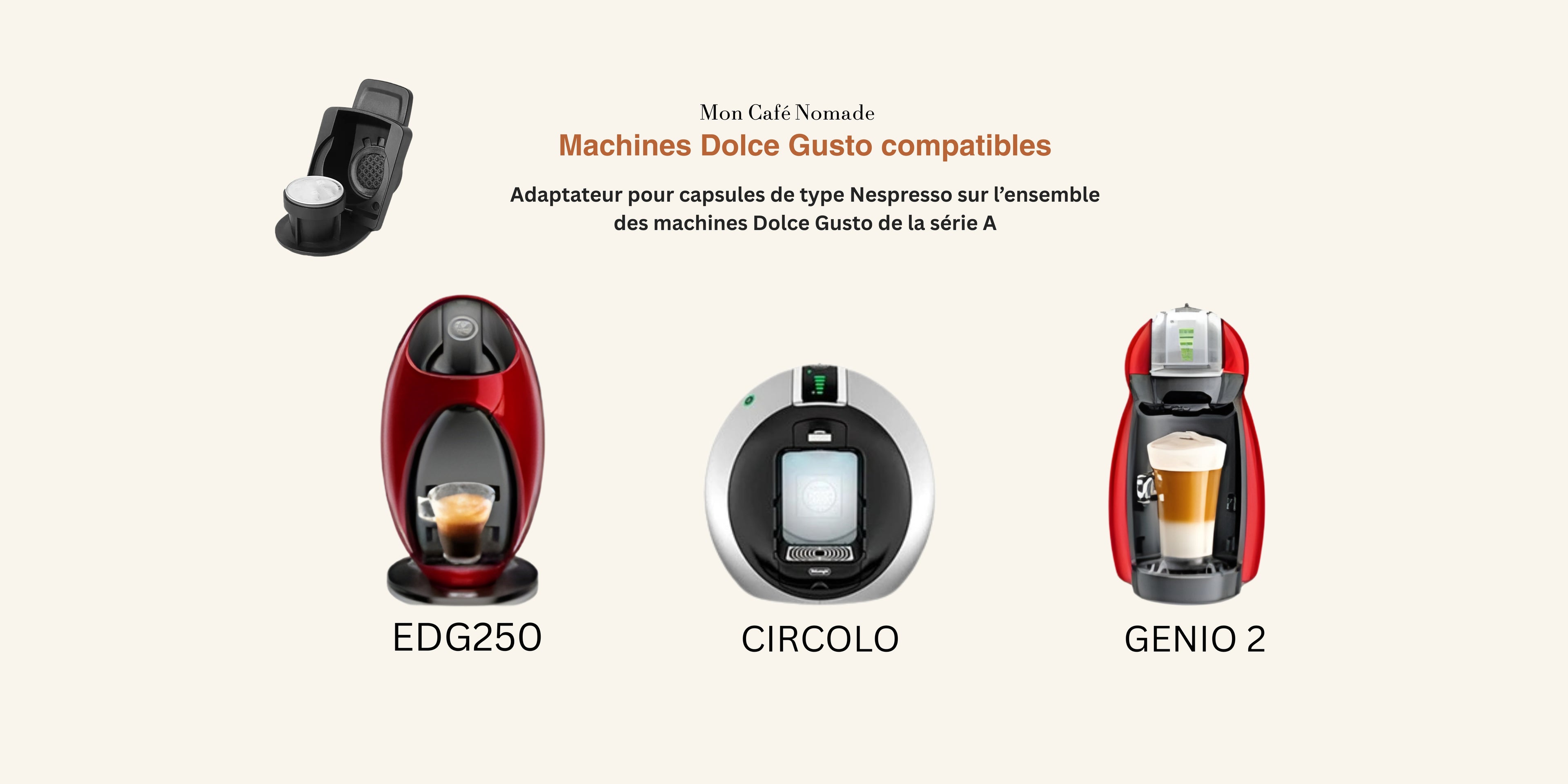 CAPSULE SERIE B  - Adaptateur Capsules type Nespresso